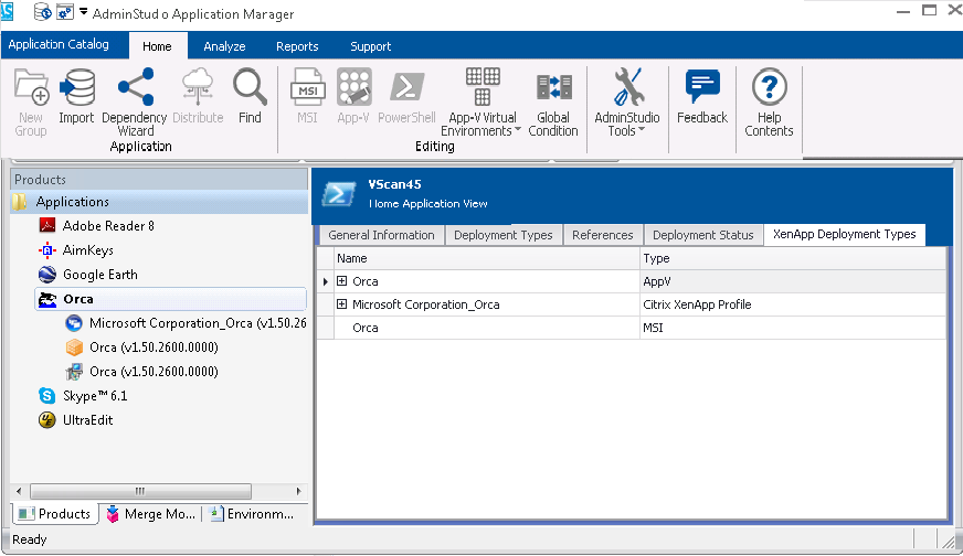 Application View / XenApp Deployment Types Tab (Compressed)